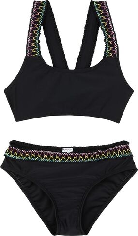 Gottex Kids Bluffle Love Love Cross Swim Sweat Swimwear Chlorine Fade Resistant and Prinive UPF UV 50+ Protection in Saudi Arabia