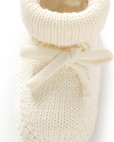 Hadetoto حديثي الولادة Baby Baby Booties Cotton Knit Shoes Soft First Wakers Wakers Dark Booties for Toddler Infant Girl Boy in Kuwait