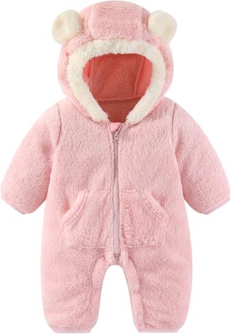 XIFAMNIY حديثي الولادة شتاء الثلث بيد الدب الزي Fleece بذلة دافئة ملابس رومبير ملابس لاعب رضع الفتيات in Kuwait
