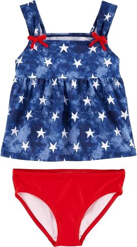 Carter's Toddler and Baby Girls Swimwear Set (Red/White/Blue in Saudi Arabia