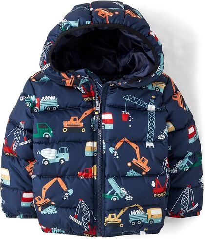 The Children's Place baby-boys And Toddler Boys' Medium Weight Wind-resistant, Water-resistant Puffer Jacket in Saudi Arabia