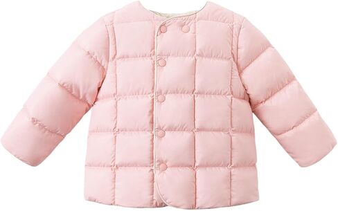 Dave & Bella Toddler Winter Down Down ، Baby Boy Girl Lightweight Pudder Puffer Coat Kids Allable Royproofwear in Kuwait