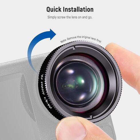 عدسة Macro Neewer متوافقة مع DJI Osmo Action 5 Pro/4 كاميرا واشتراكات إكسسوارات حامي مجموعة للعمل 5 Pro ، 2x Migring 2 Elements في مجموعة واحدة ، مسافة بؤرية 3-4 سم ، عن قرب التصوير الفوتوغرافي in Kuwait