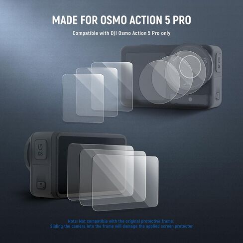 عدسة Macro Neewer متوافقة مع DJI Osmo Action 5 Pro/4 كاميرا واشتراكات إكسسوارات حامي مجموعة للعمل 5 Pro ، 2x Migring 2 Elements في مجموعة واحدة ، مسافة بؤرية 3-4 سم ، عن قرب التصوير الفوتوغرافي in Kuwait