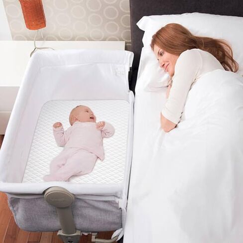 Pro Goleem Baby Bassinet Praytress Pad 32 "X16" Oval ، Probroof Soft Soft Memory Foam ، FIM Side Cradle Mattress Fit Moses Starch/Fisher-Price Series/Delta Kids/Dreamonme in Saudi Arabia