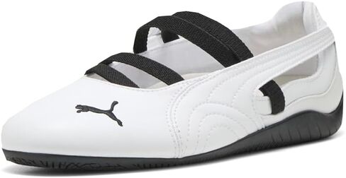PUMA Womens Speedcat Leather Ballet Flats Casual - White in Saudi Arabia
