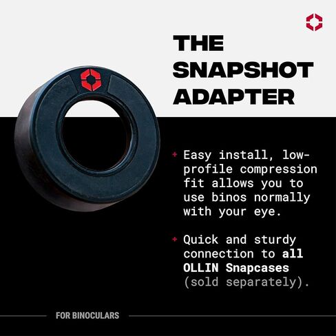 OLLIN Snapshot Bino Adapter - Magnetic Eye Piece for Binoculars, Attachment for Smartphone Digiscoping, Hunting, Wildlife Photography, Compatible with Sig Sauer, Vortex in Saudi Arabia