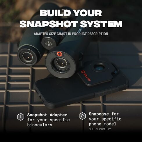OLLIN Snapshot Bino Adapter - Magnetic Eye Piece for Binoculars, Attachment for Smartphone Digiscoping, Hunting, Wildlife Photography, Compatible with Sig Sauer, Vortex in Saudi Arabia