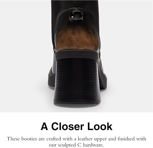 تدريب Coach Women's Sculpted C Bootie Fashion Boot in Saudi Arabia