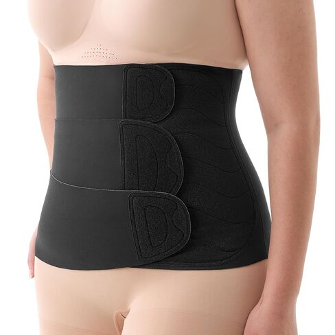 Momcozy Ergowrap Postpartum Belly Band for Natural and C-Section Recovery, Abdominal Binder with 3D Abdomen Lifting & Ergonomic Back Support, Seamless Belly Wrap Shapewear for Post Surgery Recovery in Kuwait