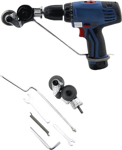 1pcs Universal Metal Sheet Cutting Drill Attachment, Lithium-Ion Compatible, for Iron, Steel, Copper & Aluminum Plates (Lithium electric drill special edition) in Saudi Arabia