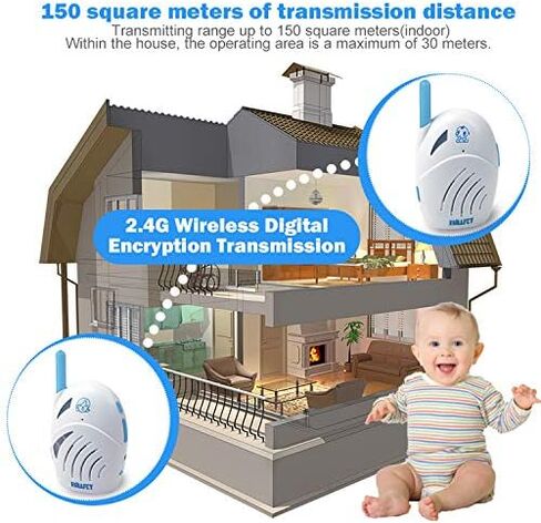 Audio Baby Monitor Intercom walkie-Talkie Two-Way Portable USB Charging in Saudi Arabia