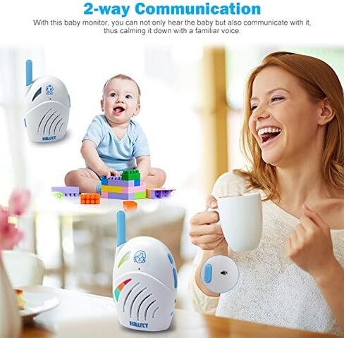 Audio Baby Monitor Intercom walkie-Talkie Two-Way Portable USB Charging in Saudi Arabia