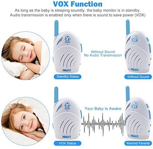 Audio Baby Monitor Intercom walkie-Talkie Two-Way Portable USB Charging in Saudi Arabia