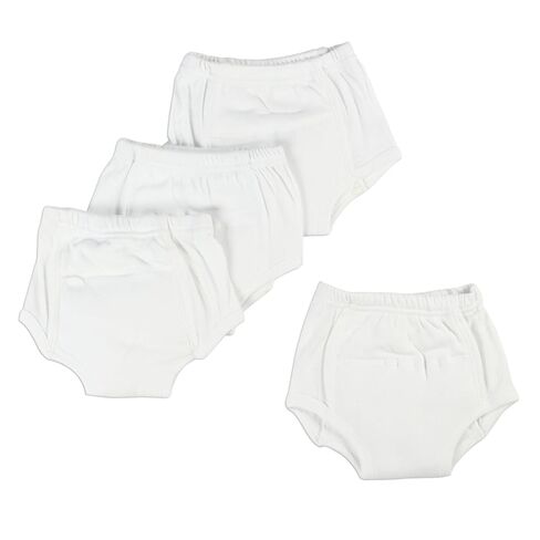 White Training Pants 4-Pack in Kuwait