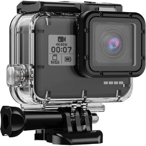 HONGDAK Waterproof Housing Case for GoPro Hero11 Black Mini,169ft/60M Diving Protective Housing Shell for Hero 11 Mini Underwater Dive Case with Mount Thumbscrew & 12PCS Anti-Fog Insert (Black) in Saudi Arabia