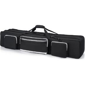Tripod Carrying Case, 50.8" Heavy Duty Tripod Bag with Padded Divider | Light Stand Bag Dual Zipper Photo Studio Equipment Large Carrying Bag for Tripod, Monopods, Mic Stand, Tent Pole, Boom Stands in Saudi Arabia