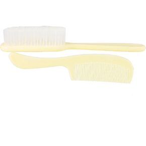 Dukal PCB2 DawnMist Baby Comb & Brush Set – Ivory – Gentle, Non-Scratch Grooming Tools with Soft Bristles for Newborns – 1 Set in Saudi Arabia
