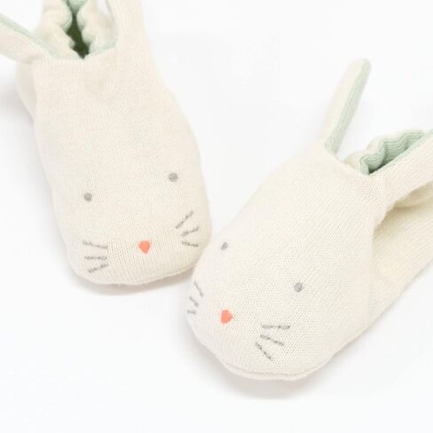 Meri Meri Mint Bunny Baby Booties (حزمة 1) in Saudi Arabia