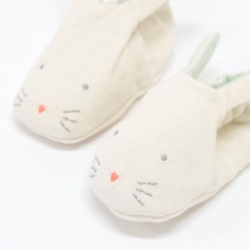 Meri Meri Mint Bunny Baby Booties (حزمة 1) in Saudi Arabia