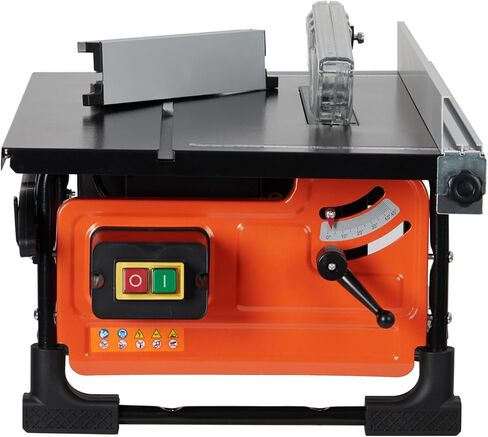 منشار 8 بوصات من أجل العمل ، محرك نحاسي 6.7-AMP ، قطع سرعة تصل إلى 3576 دورة في الدقيقة ، شفرة 24T ، مجموعة منشار طاولة محمولة مضغوطة ، مع مقياس خشبي المقياس المنزلق DIY وصنع الأثاث ، البرتقالي in Saudi Arabia