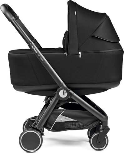 Peg Perego Pop Up Bassinet with Stand by Me for City Loop, Vanilla Blend (Black & Cream) in Saudi Arabia