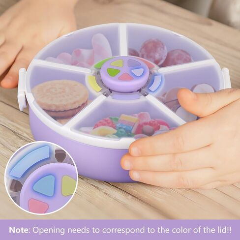 Kids Original Snack Bundle - حاوية للوجبات الخفيفة القابلة لإعادة الاستخدام مع 5 موزع المقصورة والغطاء | BPA و PVC Free | غسالة الصحون آمنة | لا تسرب ، تسرب ، للأطفال الصغار ، المدرسة (Pink-2pack) in Saudi Arabia
