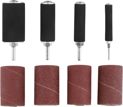 Drum Sander Kit, 20PCS Spindle Sanding Drum Sander Tool Kit Set with Case for Drill Press in Saudi Arabia
