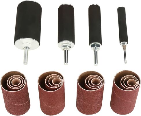 Drum Sander Kit, 20PCS Spindle Sanding Drum Sander Tool Kit Set with Case for Drill Press in Saudi Arabia
