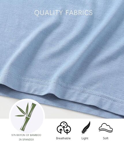 Jimonda Baby Boys Girls Pajama Sets Kid Soft Sleepwear Rayon From Bamboo Sleepwear Short Sleeve 4-Piece Cool Jammies 18M-12Y in Kuwait