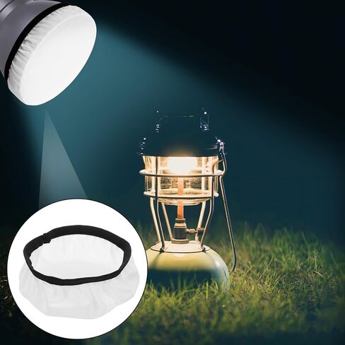 2Pcs Light Diffuser, 7"/18cm Round Light Softbox Cover – White Nylon & Oxford Fabric for Studio Strobe, Photography, Soft Even Lighting in Saudi Arabia