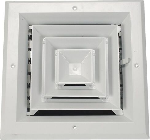 Diffuser, 4-Way, Duct Size 6 in. x 6 in. in Saudi Arabia