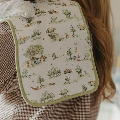 Copper Pearl Baby Burp Cloth Large 21''x10'' Size Premium Absorbent Triple Layer 3-Pack Gift Set Hundred Acre Wood in Kuwait