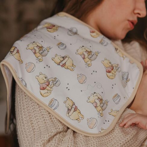 Copper Pearl Baby Burp Cloth Large 21''x10'' Size Premium Absorbent Triple Layer 3-Pack Gift Set Hundred Acre Wood in Kuwait