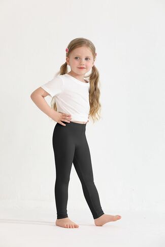 Resinta Toddler and Baby Girls Leggings Pants Full Length Cotton Basic Leggings Multipack Stretchy Soft Tights Pants in Saudi Arabia