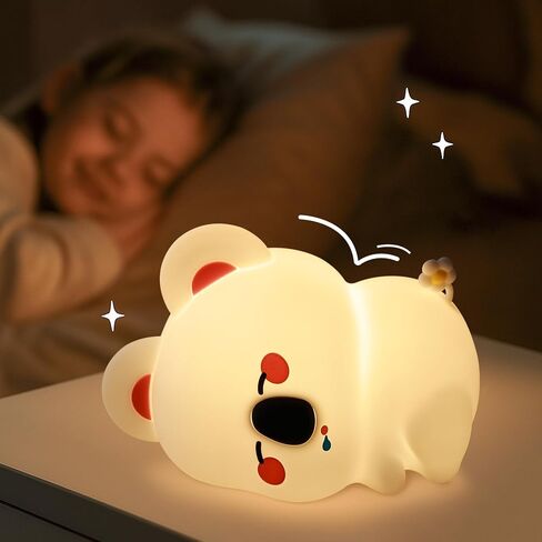 Koala Night Light للحضانة - 3 ألوان متغيرة مصباح ليلي قابلاً للطفل ، والتحكم في اللمسات القابلة لإعادة الشحن مع مؤقت ، وأضواء ليلية ناعمة للرضاعة الطبيعية للأطفال ، والرضع ، والأطفال الصغار in Kuwait