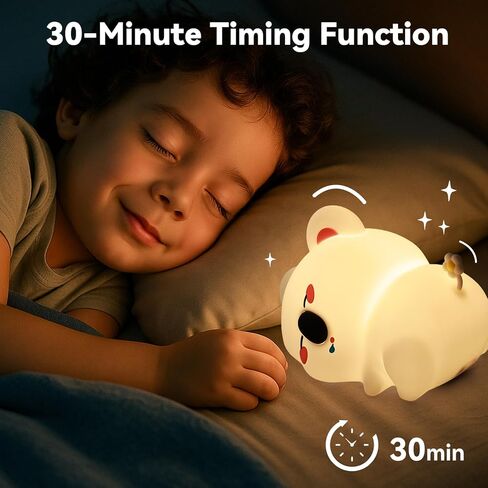 Koala Night Light للحضانة - 3 ألوان متغيرة مصباح ليلي قابلاً للطفل ، والتحكم في اللمسات القابلة لإعادة الشحن مع مؤقت ، وأضواء ليلية ناعمة للرضاعة الطبيعية للأطفال ، والرضع ، والأطفال الصغار in Kuwait