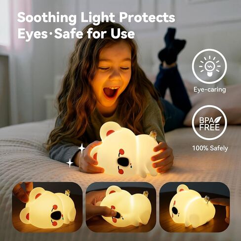 Koala Night Light للحضانة - 3 ألوان متغيرة مصباح ليلي قابلاً للطفل ، والتحكم في اللمسات القابلة لإعادة الشحن مع مؤقت ، وأضواء ليلية ناعمة للرضاعة الطبيعية للأطفال ، والرضع ، والأطفال الصغار in Kuwait