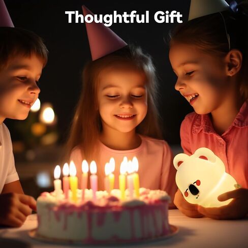 Koala Night Light للحضانة - 3 ألوان متغيرة مصباح ليلي قابلاً للطفل ، والتحكم في اللمسات القابلة لإعادة الشحن مع مؤقت ، وأضواء ليلية ناعمة للرضاعة الطبيعية للأطفال ، والرضع ، والأطفال الصغار in Kuwait