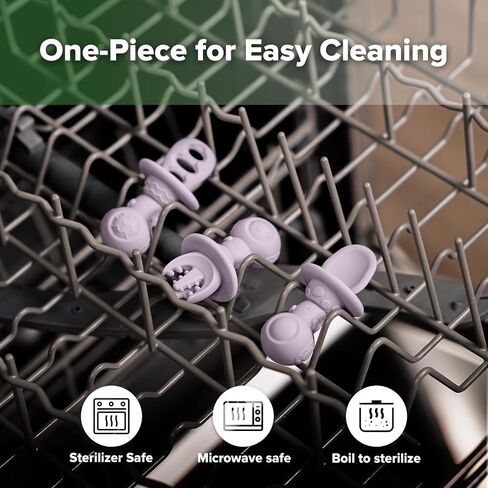 Haakaa Astronaut Beginner Silicone Cutlery Set – Toddler Spoons Self Feeding 6+Months, Baby Led Weaning Supplies, Easy Grip Toddler Utensils, Baby Feeding Essentials in Kuwait