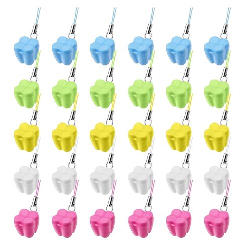 30 PCS Tooth Necklaces for Lost Teeth for Kids, Tooth Boxes for Lost Teeth for Kids, Milk Teeth Storage Cases for Children in Kuwait