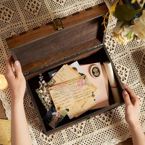 AW Bridal Baby Thekake Box Box Box Newborn Memory Fox لتذكير الوالدين الجدد بالهدايا الأم الجديدة هدايا استحمام الطفل للفتيات الرضع فتيان الحمل التذكار. in Saudi Arabia