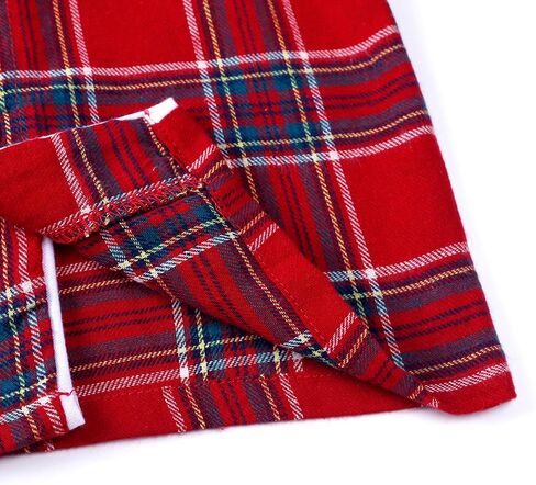 2PCS Kids Boys Girls Cotton Pajamas مجموعة ، Toddler Solid Snug Fit Fit Sleepwear Tops Long Sleeve + Pants مرنة in Kuwait