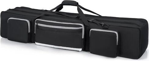 Tripod Carrying Case, 50.8" Heavy Duty Tripod Bag with Padded Divider | Light Stand Bag Dual Zipper Photo Studio Equipment Large Carrying Bag for Tripod, Monopods, Mic Stand, Tent Pole, Boom Stands in Saudi Arabia