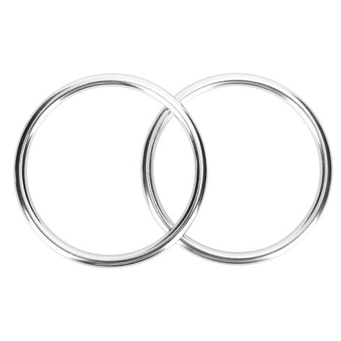 Accmor Aluminium Baby Sling Ring 3 in ، ملحقات حاملة الالتفاف الناعمة للرضع للأطفال الصغار الأطفال حديثي الولادة (Silver) in Saudi Arabia