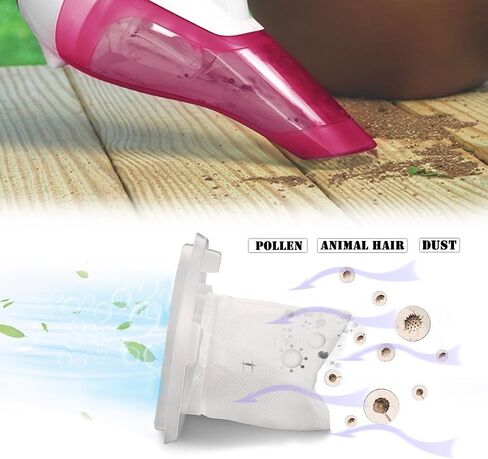 مرشحات الاستبدال لـ Black & Decker VF110 Dustbuster Hand Vacuum Filter Cordless Vacuum CHV1410L Part # 90558113 (4 حزم) in Saudi Arabia