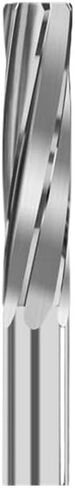 ماكينة Reamer Spiral Flute Carbide Carbide Metal Cnc ملاءمة لأداة الألومنيوم المصنوعة من الفولاذ المقاوم للصدأ 1/8 3/16 1/14 5/16 3/8 1/2 (3.968x25x50x4f ، للصلب) in Kuwait