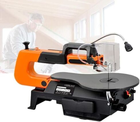 Electric jigsaw with adjustable speed, with pin and pinless blades, cutting capacity 50 mm, for woodworking and DIY crafts in Saudi Arabia