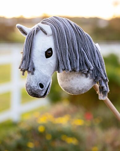 Lemieux Hobby Horse Earl - الرمادي المذهل - رأس واقعي - مثالي للأطفال in Saudi Arabia