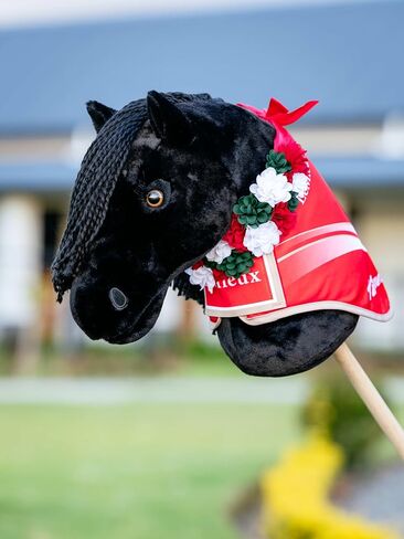 Lemieux Hobby Horse Spike - رأس أسود وسيم - رأس واقعي - مثالي للأطفال in Saudi Arabia